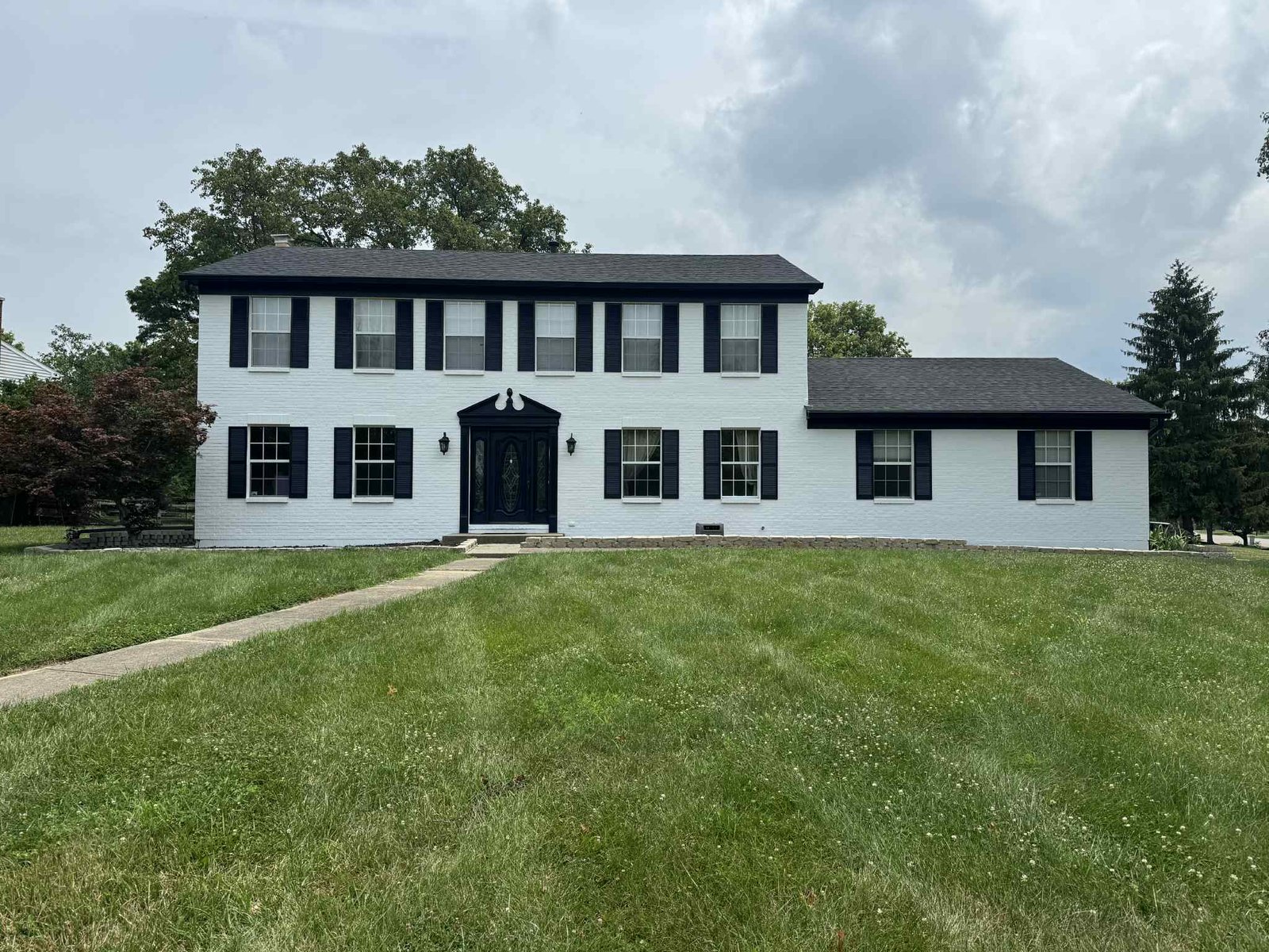 Mason Painted Brick After