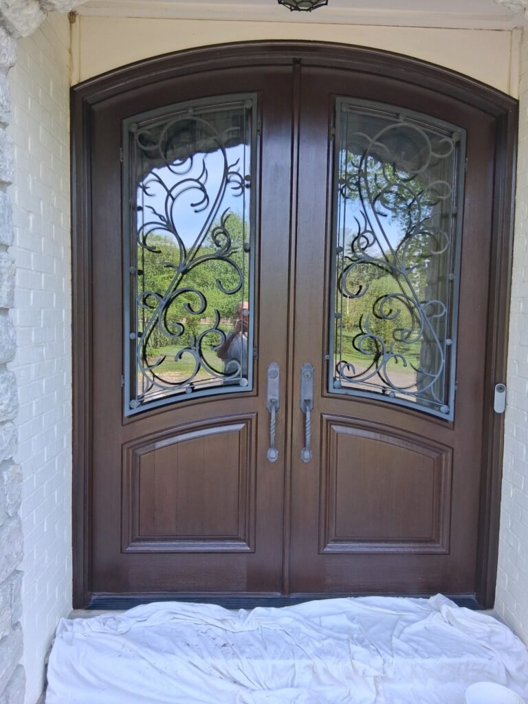 Deck door staining after — Bishop Elite Painting, Greater Cincinnati