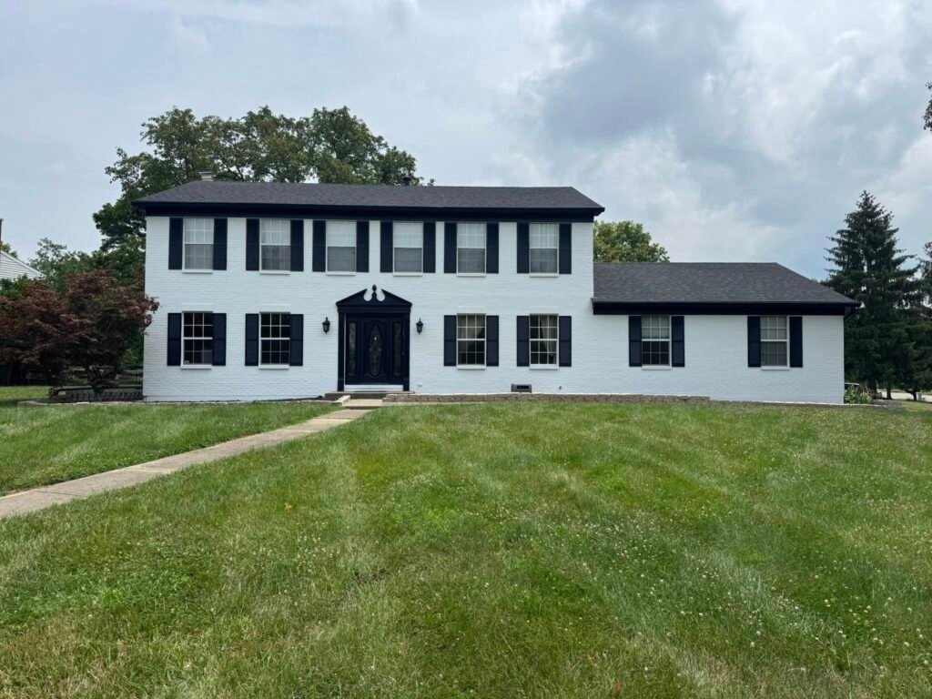 Repainted residential exterior, Greater Cincinnati