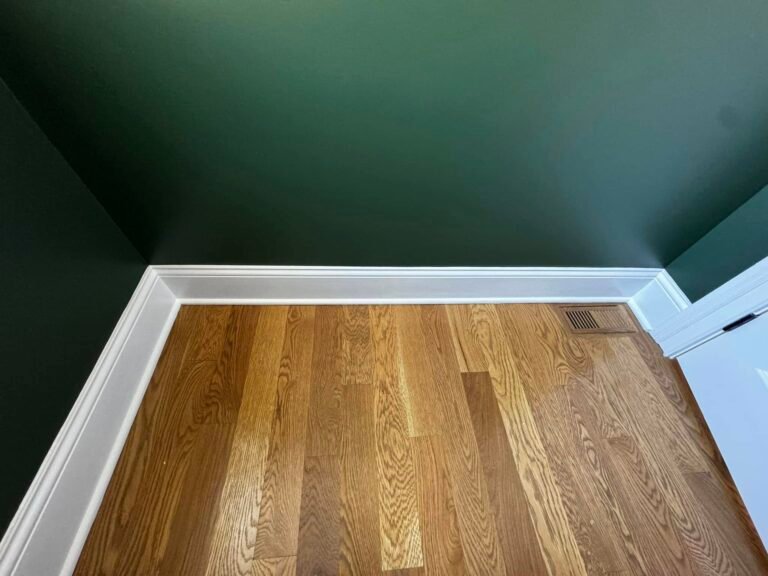 Bathroom Repaint — Forest Green & White Trim - photo 6