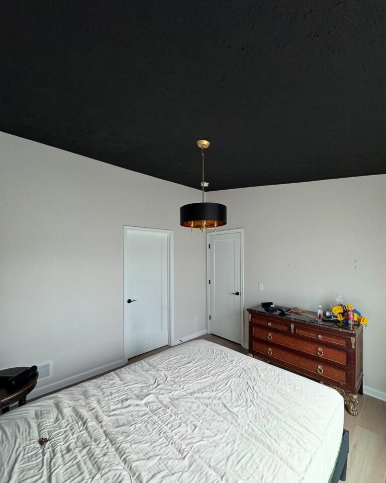 Bedroom Repaint — Tricorn Black Ceiling & Incredible White Walls - photo 2