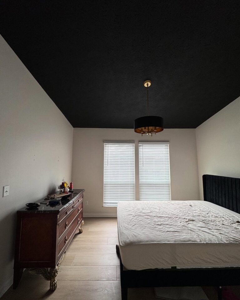 Bedroom Repaint — Tricorn Black Ceiling & Incredible White Walls - photo 3
