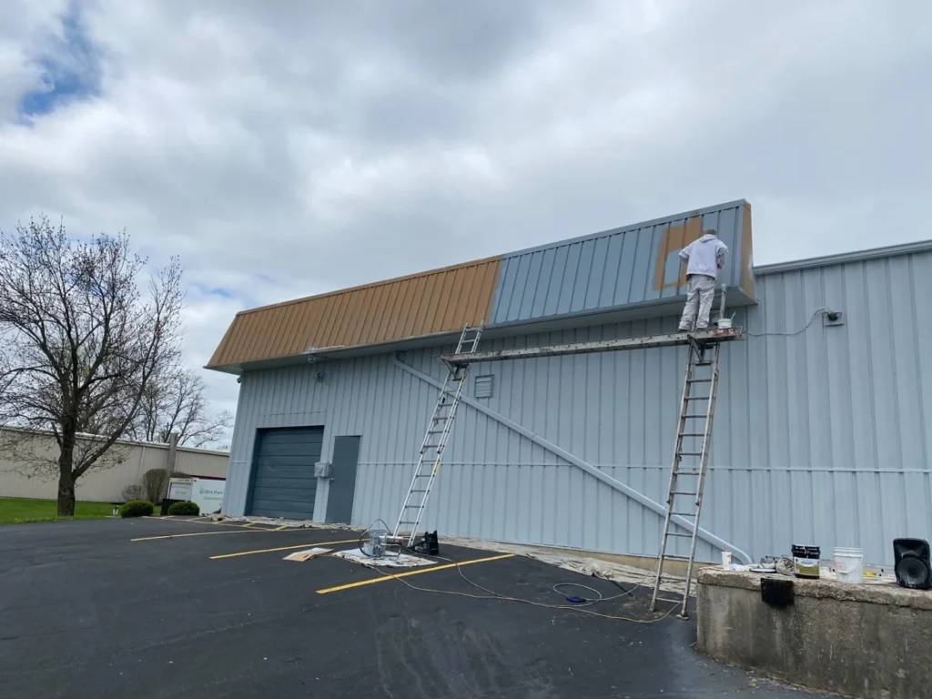 Commercial Exterior Repaint for a Local Business - photo 2