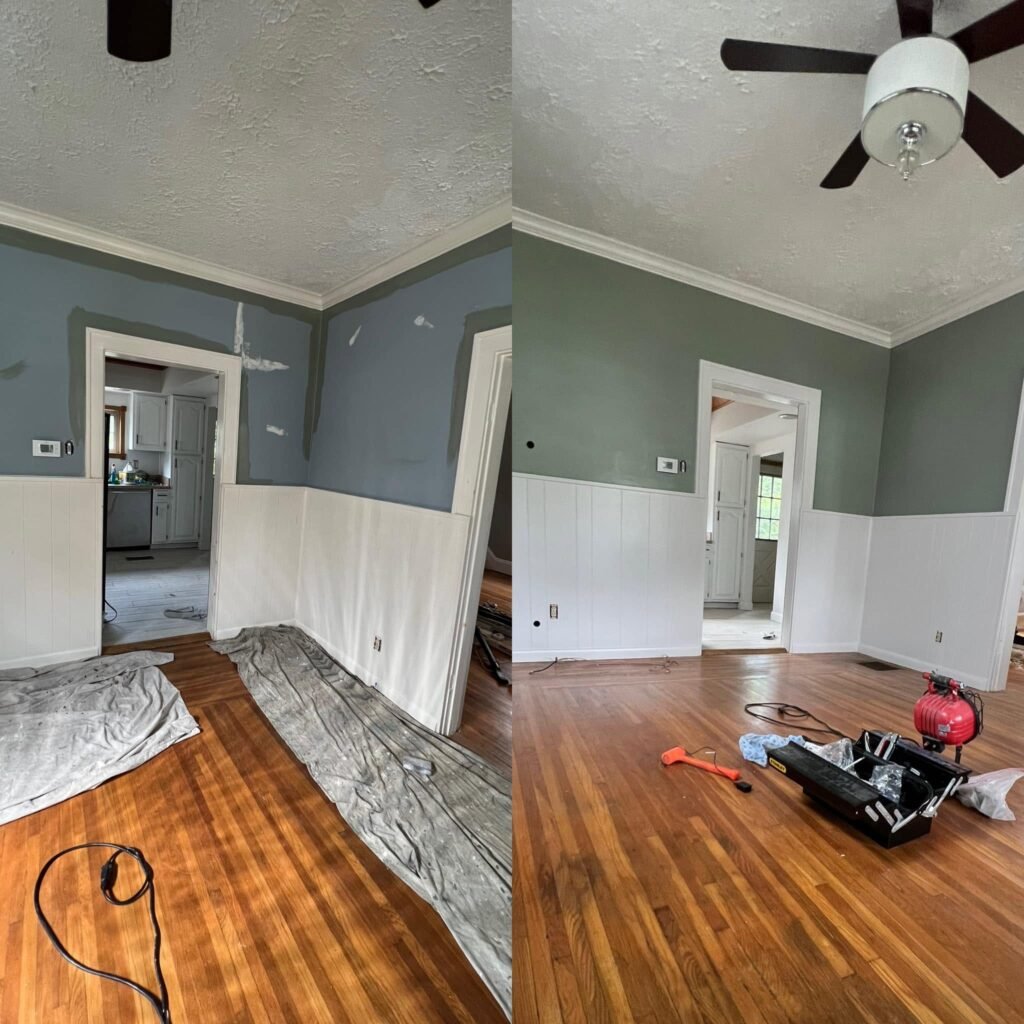 Dining Room Repaint — Sage Green - photo 2