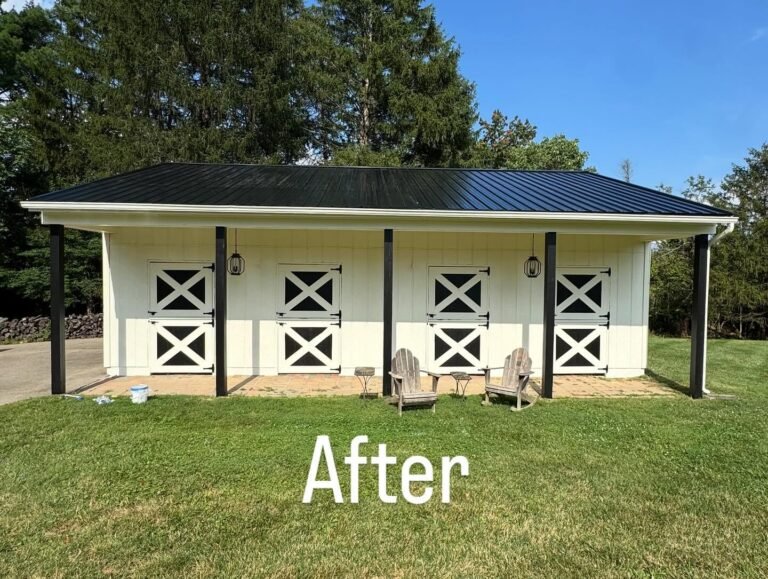 Detached Garage Repaint in Indian Hill, OH - photo 2