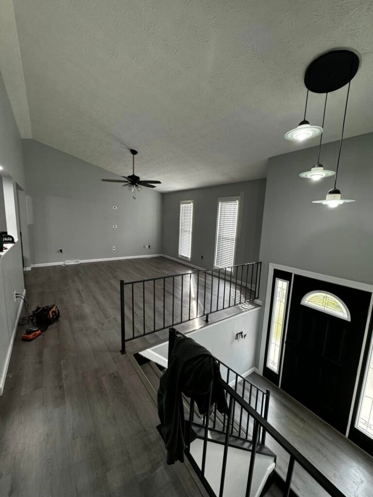 Interior Repaint — Beige to Modern Gray - photo 2