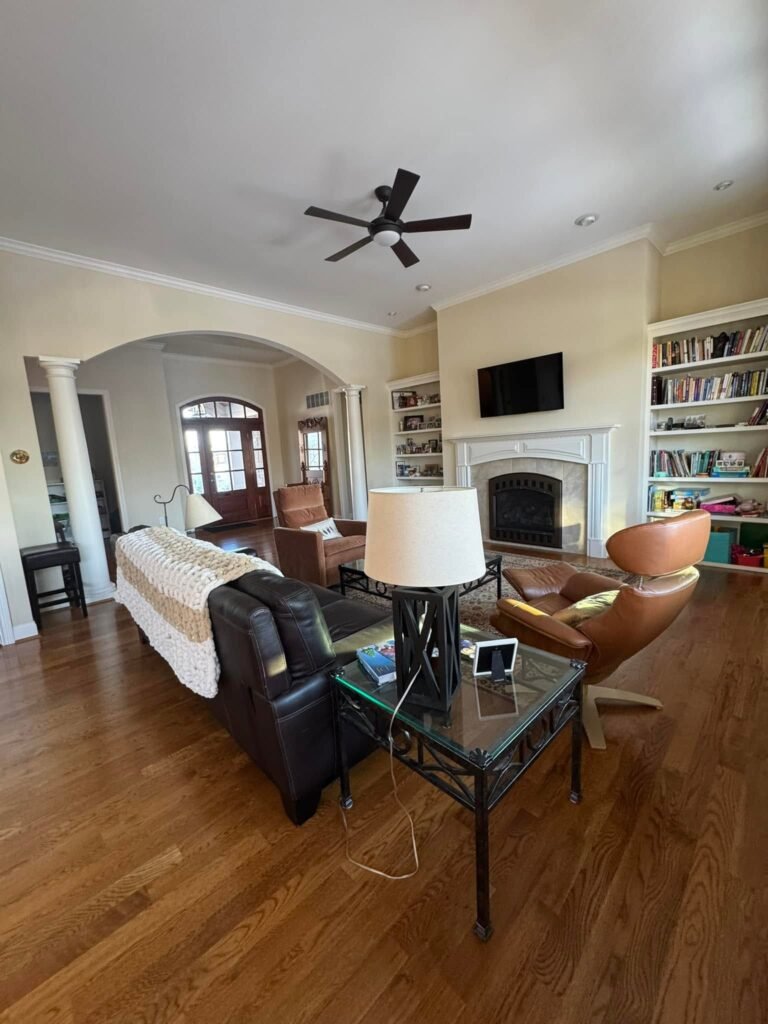 Finished Lower-Level Repaint — Living, Bedroom & Bath - photo 9