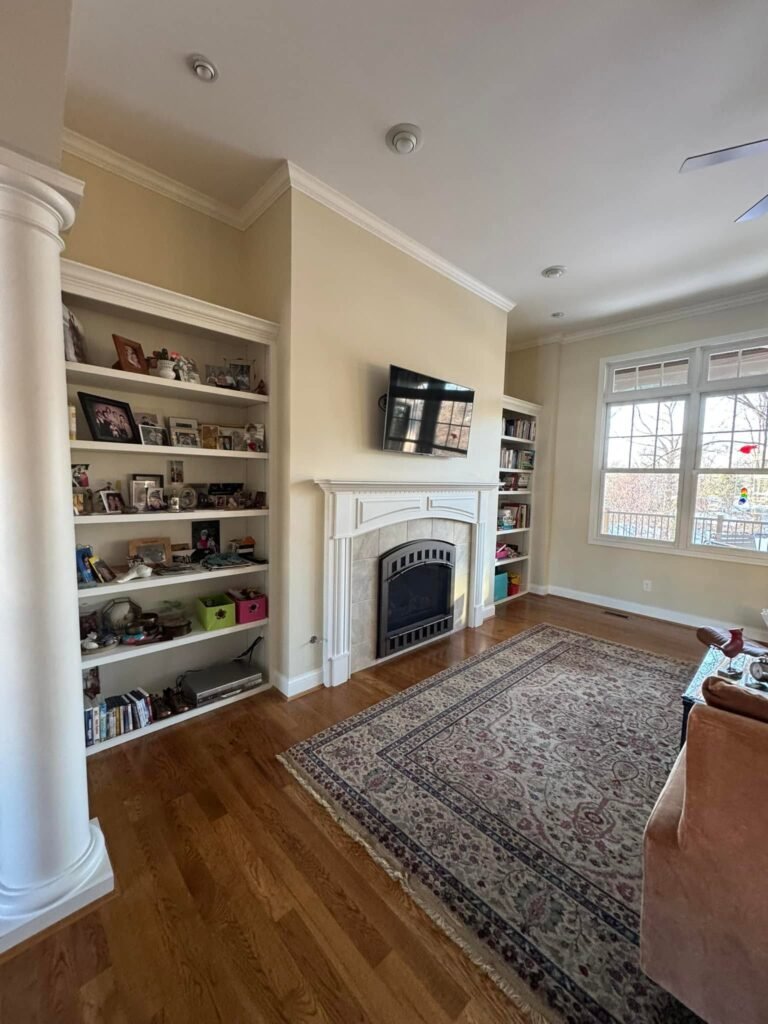 Finished Lower-Level Repaint — Living, Bedroom & Bath - photo 2