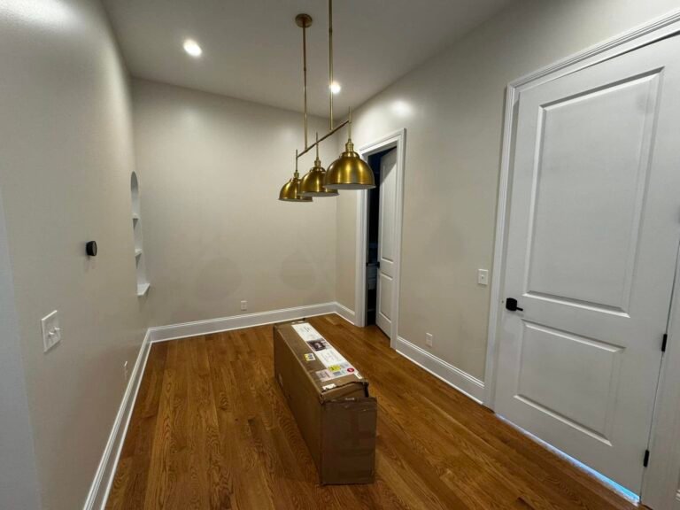 Interior Repaint — Warm Beige & White Trim - photo 3