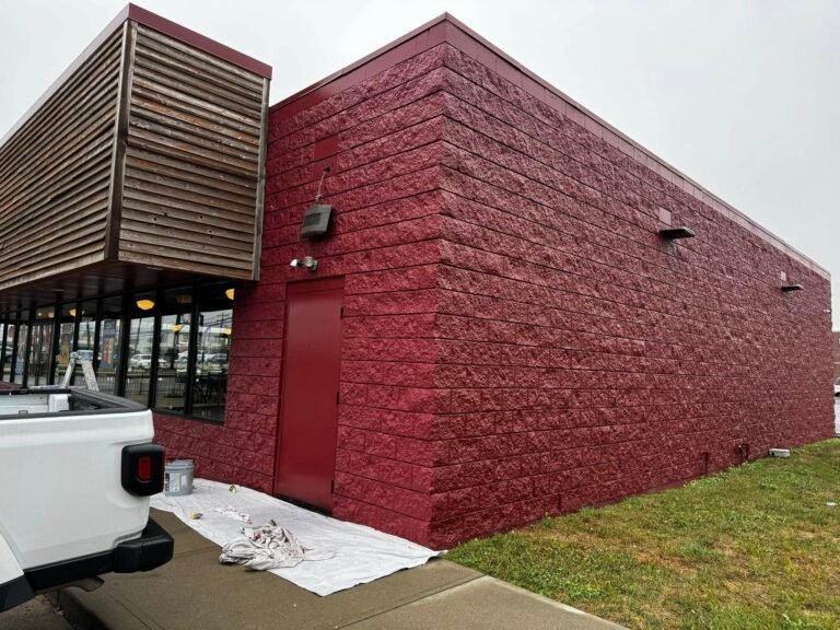 Potbelly Commercial Exterior Repaint & Wood Staining - photo 7