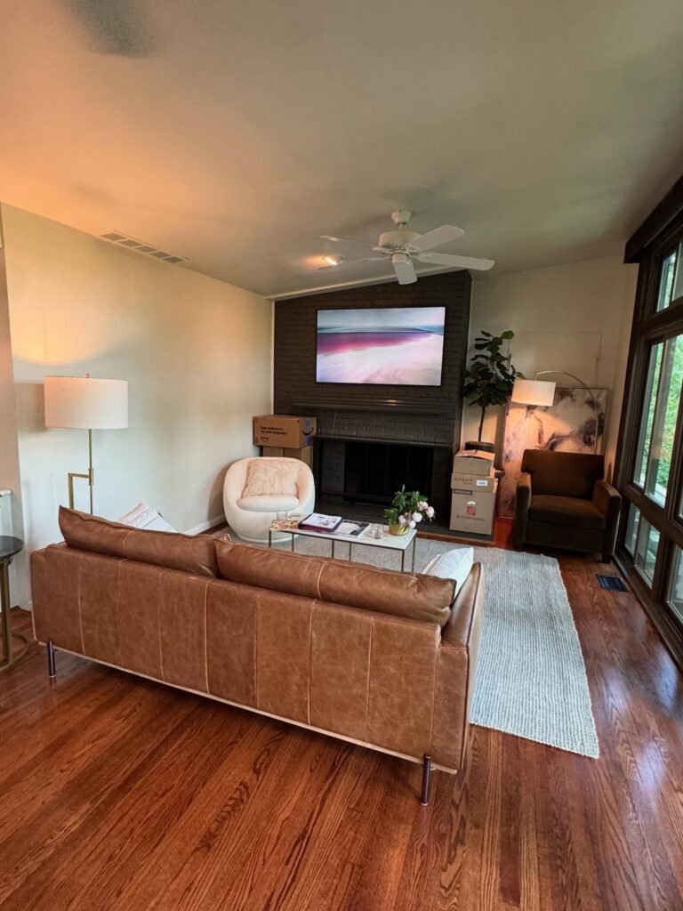 Interior Repaint in Terrace Park, OH — Ceilings, Walls & Fireplace - photo 2
