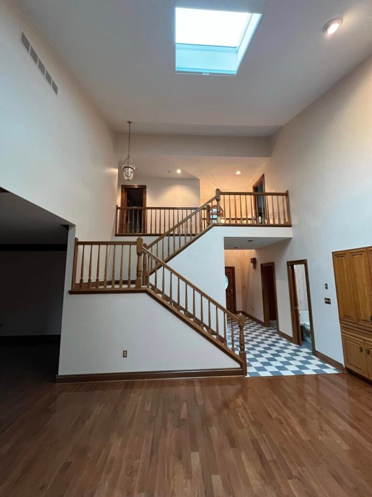 Bright Two-Story Interior — Skylit Open Plan - photo 3
